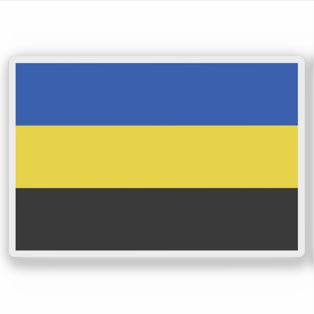 Sticker Drapeau de Gelderland, Pays-Bas (Devant)