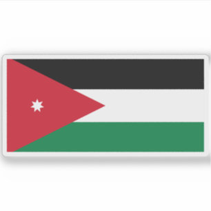 Sticker Drapeau de Jordanie