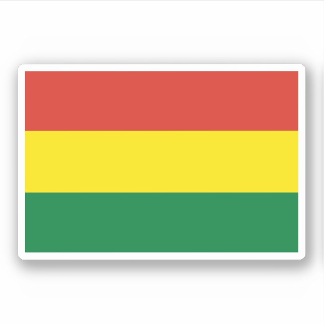 Sticker Drapeau de la Bolivie (Devant)