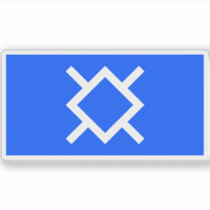 Sticker Drapeau de la nation et de la tribu Cheyenne, USA