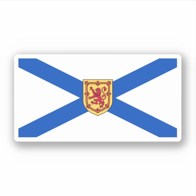 Sticker Drapeau de la Nouvelle-Écosse, Canada (Devant)