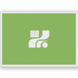 Sticker Drapeau de la préfecture de Tochigi, Japon