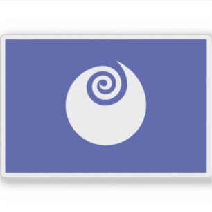 Sticker Drapeau de la préfecture d'Ibaraki, Japon