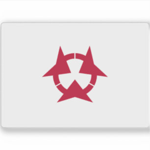 Sticker Drapeau de la préfecture d'Oita