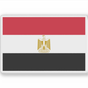 Sticker Drapeau de la République arabe d'Égypte