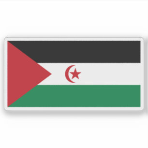 Sticker Drapeau de la République arabe sahraouie démocrati
