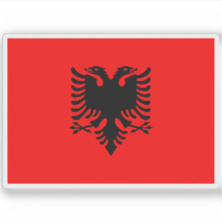 Sticker Drapeau de la République d'Albanie