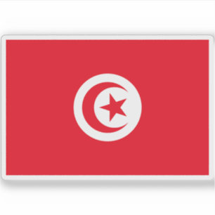 Sticker Drapeau de la République de Tunisie
