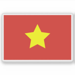 Sticker Drapeau de la République démocratique du Vietnam (