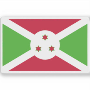 Sticker Drapeau de la République du Burundi