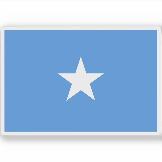 Sticker Drapeau de la République fédérale de Somalie (Devant)