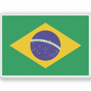 Sticker Drapeau de la République fédérative du Brésil