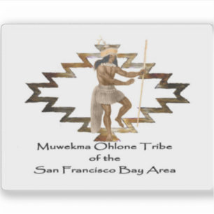 Sticker Drapeau de la tribu Muwekma Ohlone, USA