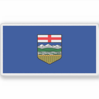 Sticker Drapeau de l'Alberta