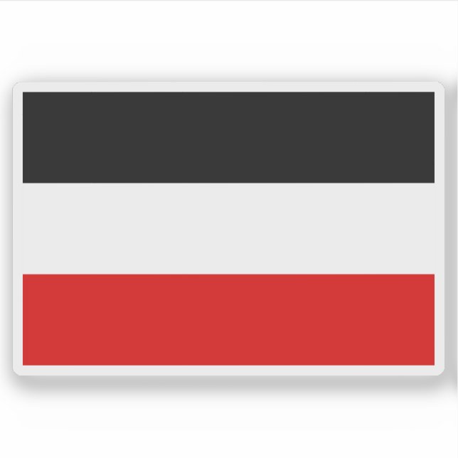 Sticker Drapeau de l'Empire allemand (1871-1918) (Devant)