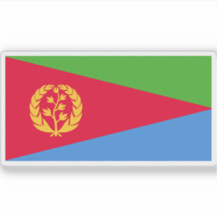 Sticker Drapeau de l'État d'Érythrée