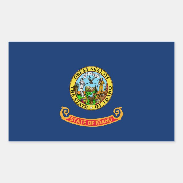 Sticker Drapeau De L'État D'Idaho (Devant)