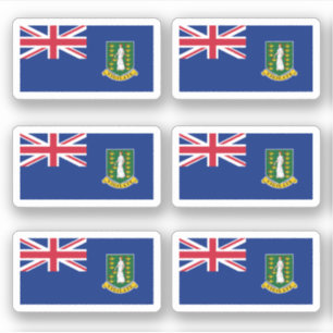 Sticker Drapeau de l'île Vierge