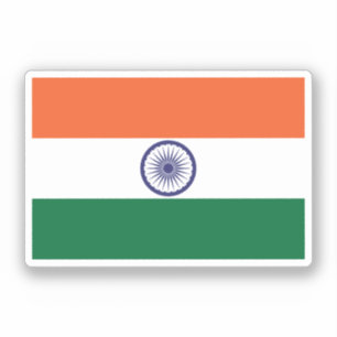 Sticker Drapeau de l'Inde