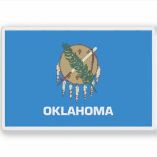 Sticker Drapeau de l'Oklahoma