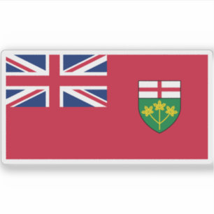 Sticker Drapeau de l'Ontario