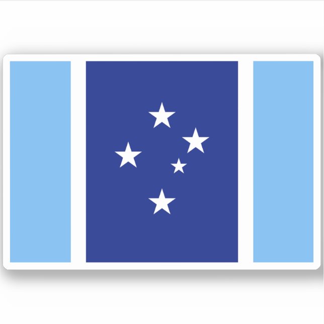 Sticker Drapeau de l'Union océanique (Devant)