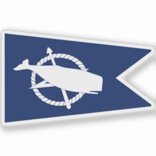 Sticker Drapeau de Nantucket, Massachusetts