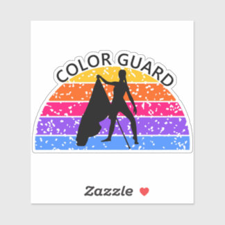 Sticker Drapeau de protection couleur détendu - Lumineux