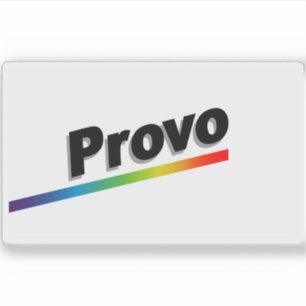 Sticker Drapeau de Provo, Utah (1989-2015)
