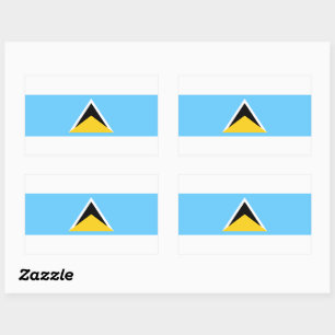 Sticker Drapeau de Sainte-Lucie