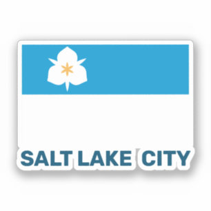 Sticker Drapeau de Salt Lake City, Utah