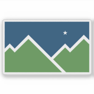 Sticker Drapeau de Sandy, Utah, États-Unis