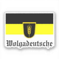 Drapeau de Wolgadeutsche (version noir/jaune/blanc