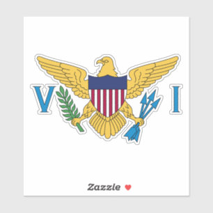 Sticker Drapeau des îles Vierges américaines