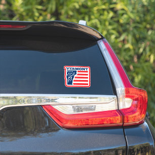 Sticker Drapeau d'État du Vermont