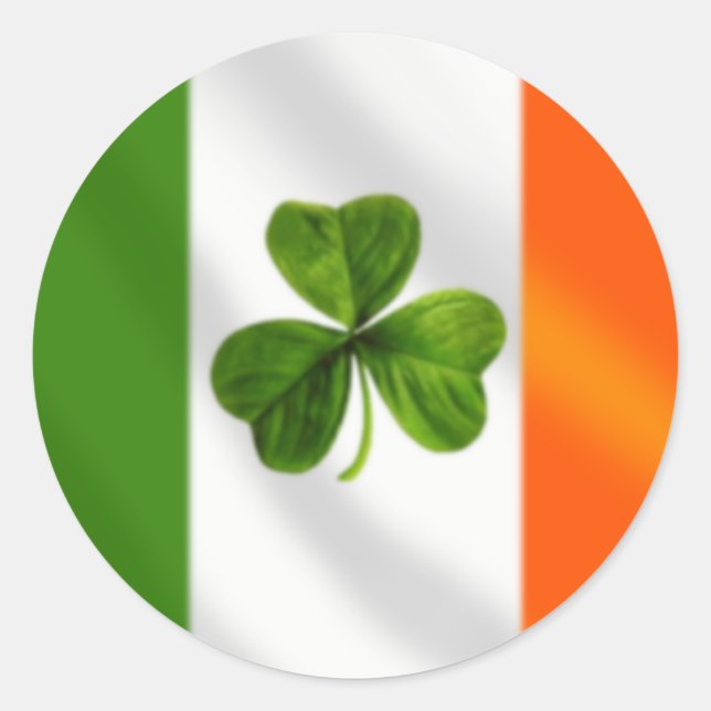 Sticker drapeau d'Irlande (Devant)