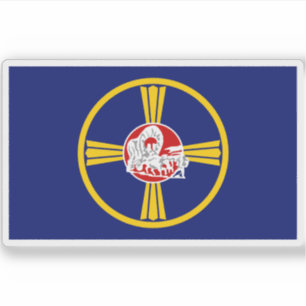Sticker Drapeau d'Omaha, Nebraska