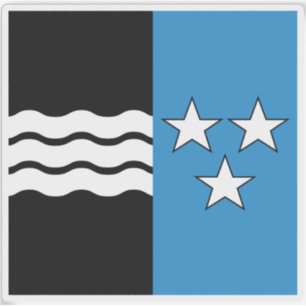Sticker Drapeau du canton d'Argovie