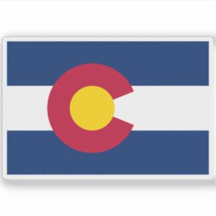 Sticker Drapeau du Colorado