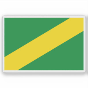 Sticker Drapeau du département de Madre de Dios, Pérou