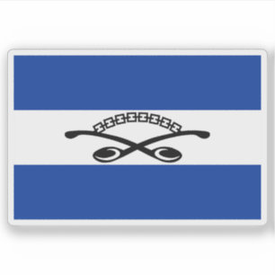 Sticker Drapeau du Gazankulu / peuple Tsonga, Afrique du S