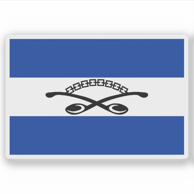 Sticker Drapeau du Gazankulu / peuple Tsonga, Afrique du S (Devant)