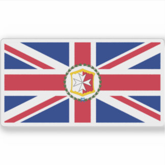 Sticker Drapeau du Gouverneur de Malte (1875-c.1898)