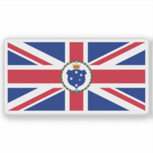 Sticker Drapeau du gouverneur de Victoria (1877-1901), Aus