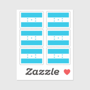 Sticker Drapeau du Honduras Collection pack de 6