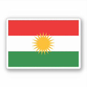 Sticker Drapeau du Kurdistan