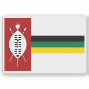 Sticker Drapeau du KwaZulu (1985-1984), Rép. d'Afrique du 