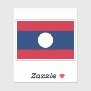 Sticker Drapeau du Laos