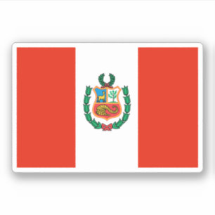 Sticker Drapeau du Pérou