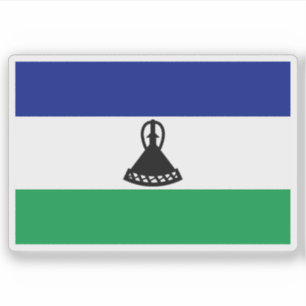Sticker Drapeau du peuple Sotho, République d'Afrique du S